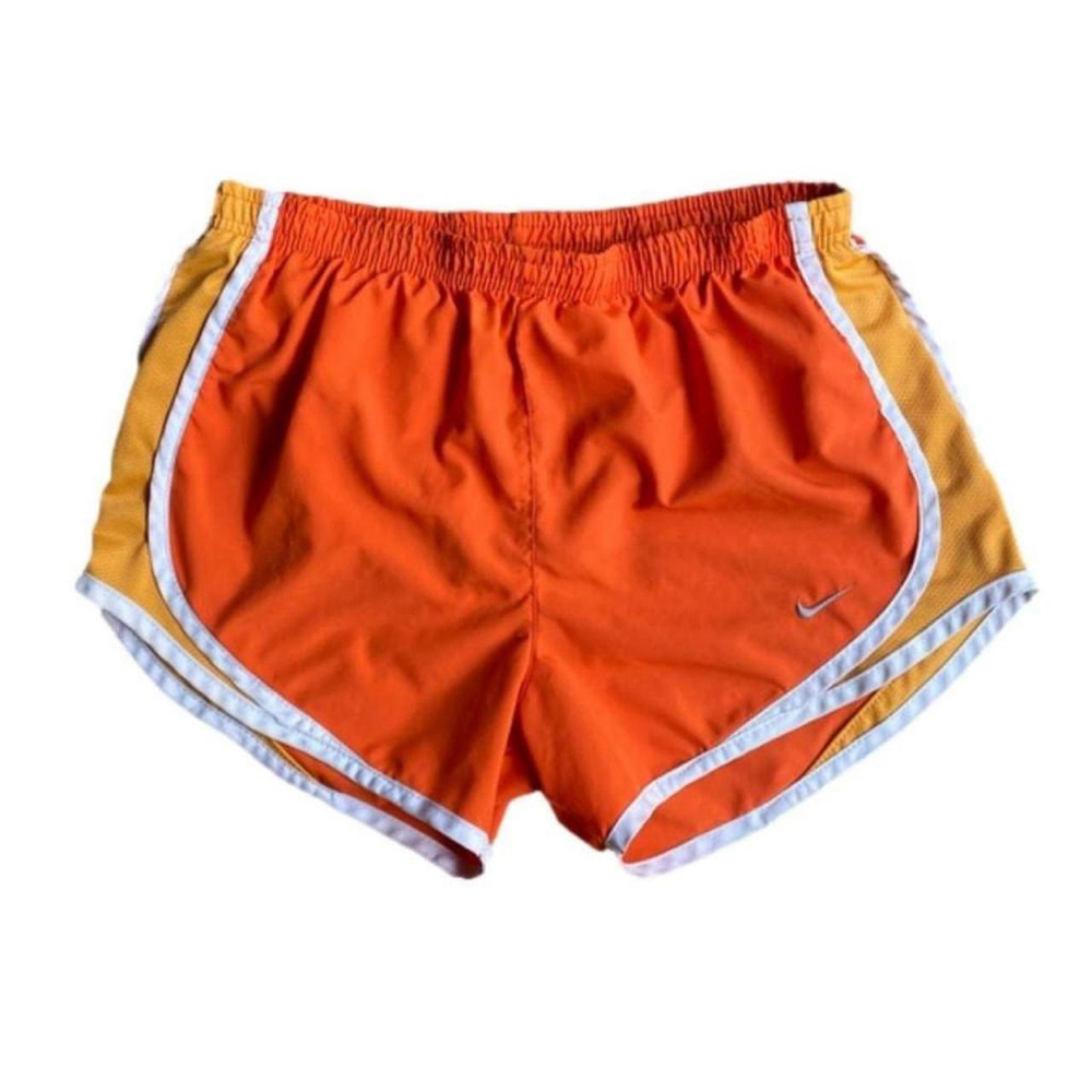 Nike XS Dry Fit Activewear Orange Shorts with White Lining